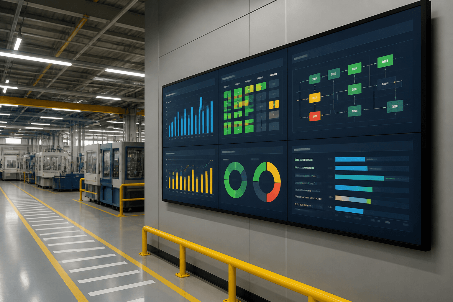 Digital signage для производства: экраны визуального менеджмента как гипотеза снижения простоев