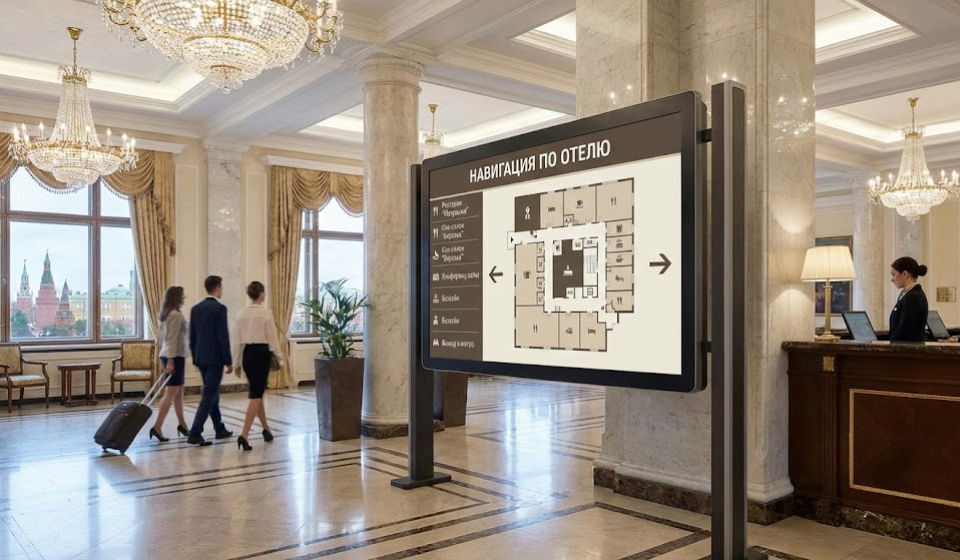 Навигация по отелю