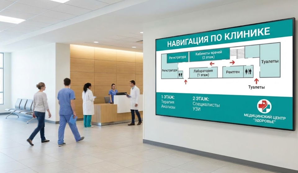 Навигация по клинике